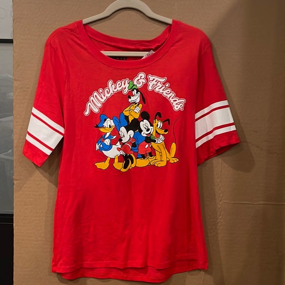 Multi color Mickey and friends shirt. - Picture 1 of 3